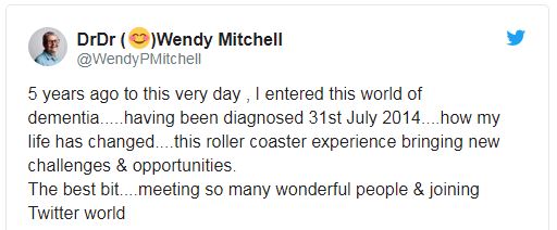 A tweet from Wendy
