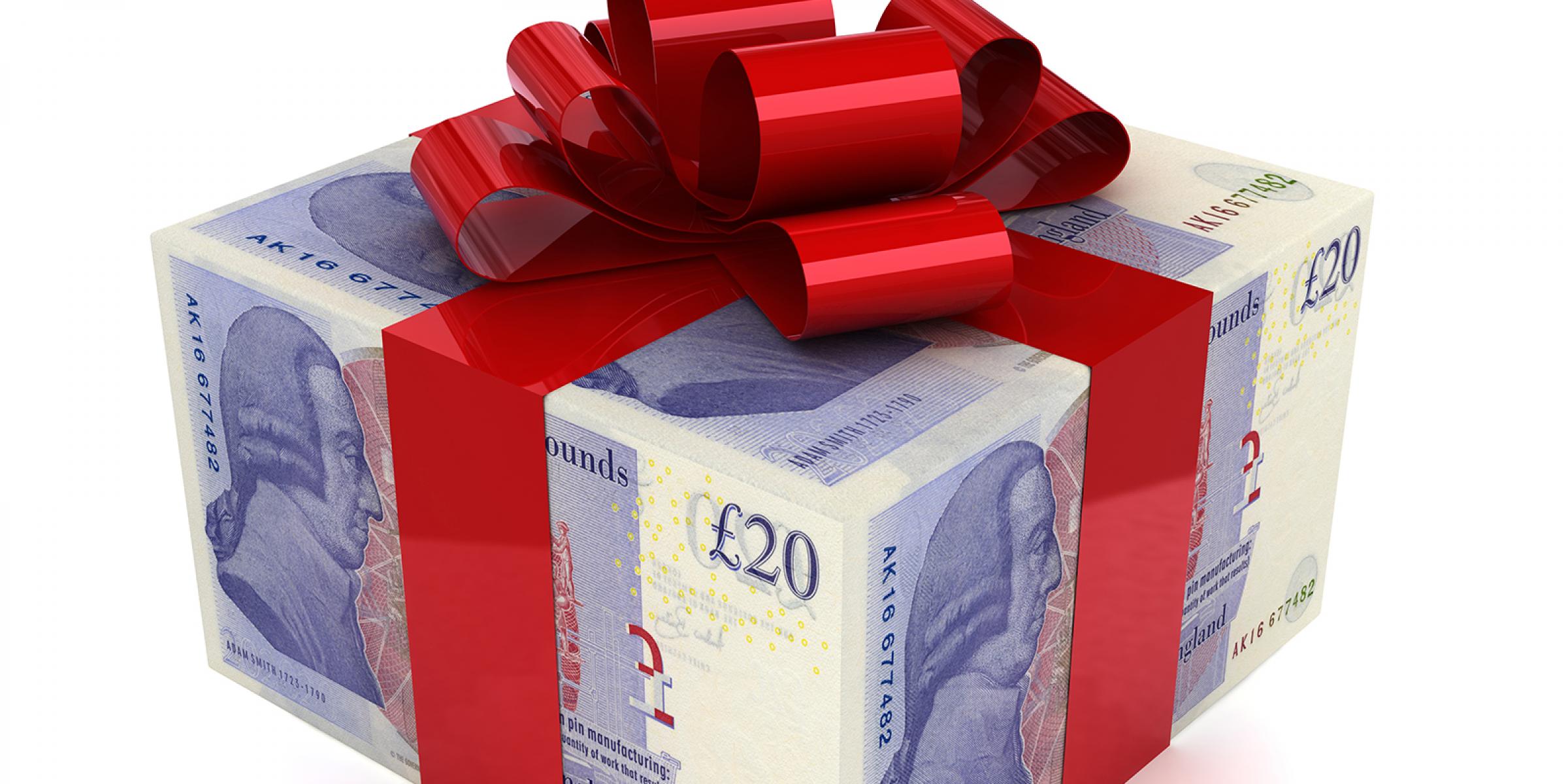 A gift of money