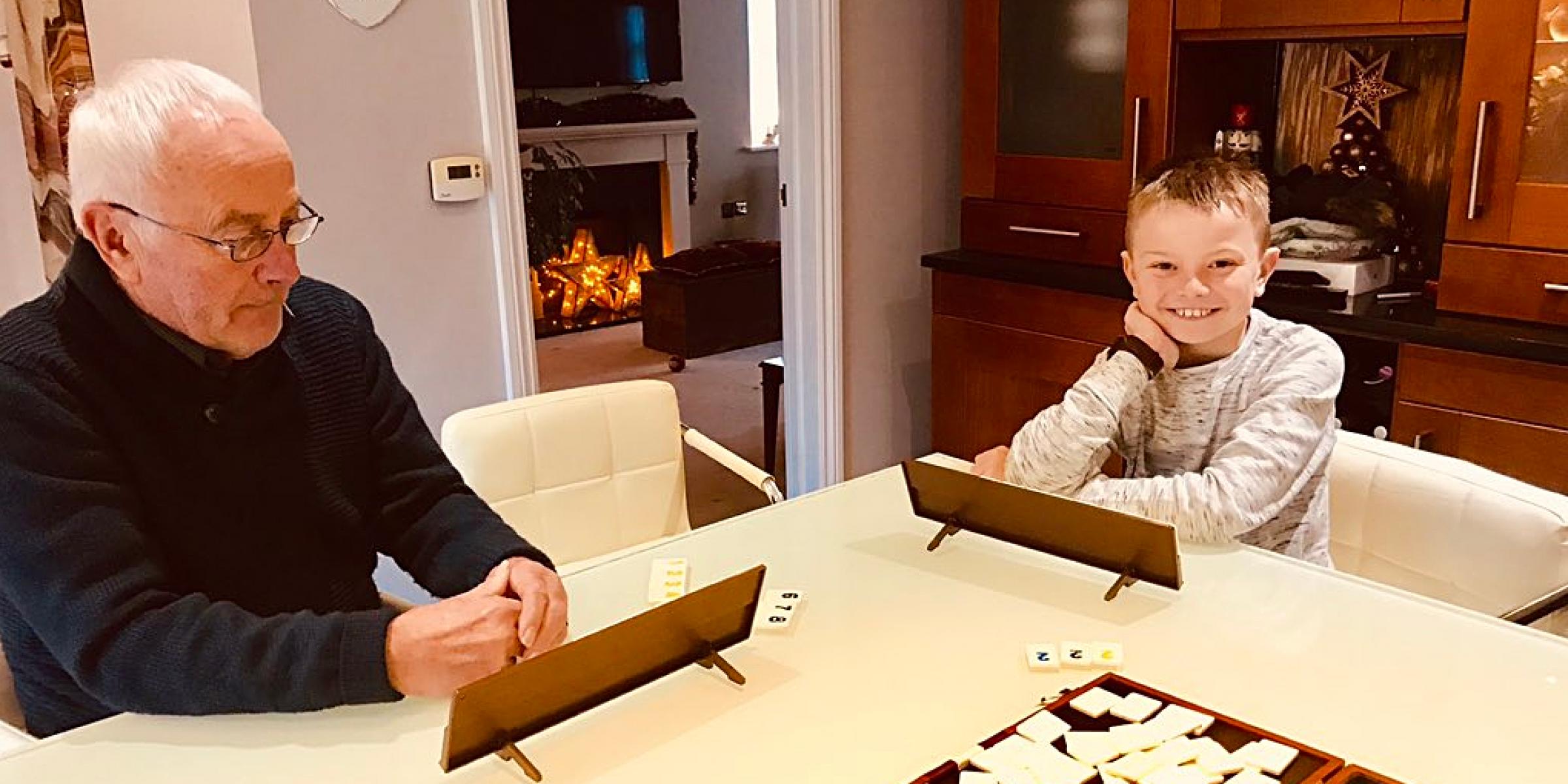 Vanessa's dad and her son, Noah