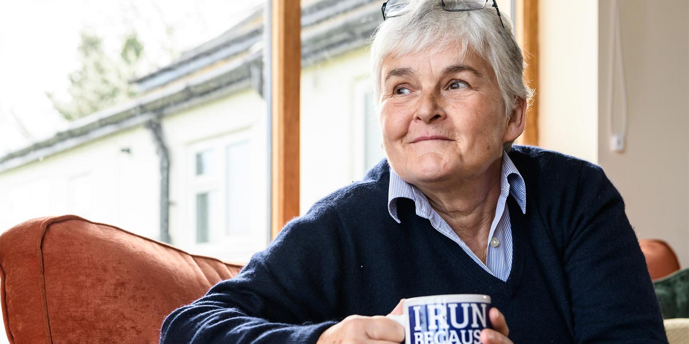 Sue Strachan at home