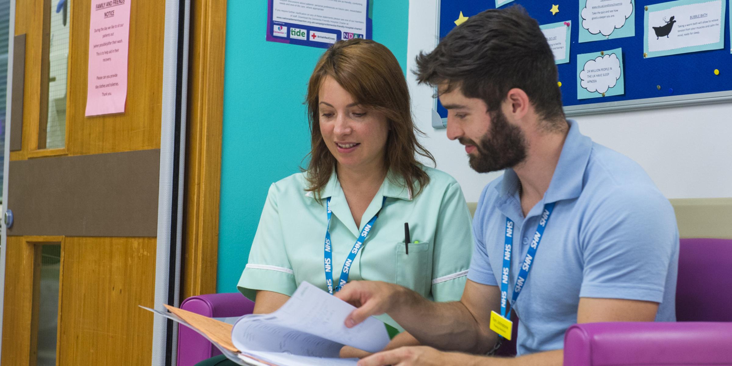 Staff at Musgrove Park Hospital in Taunton