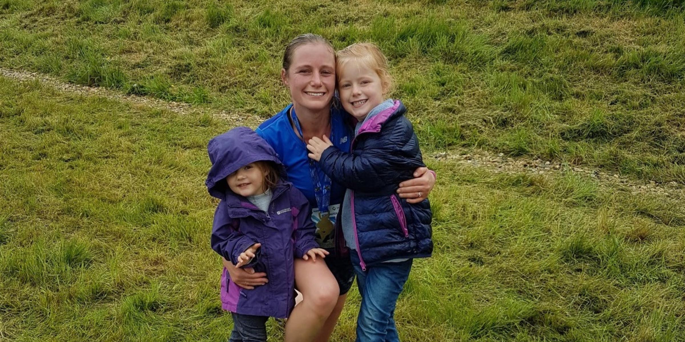 Hannah and her kids