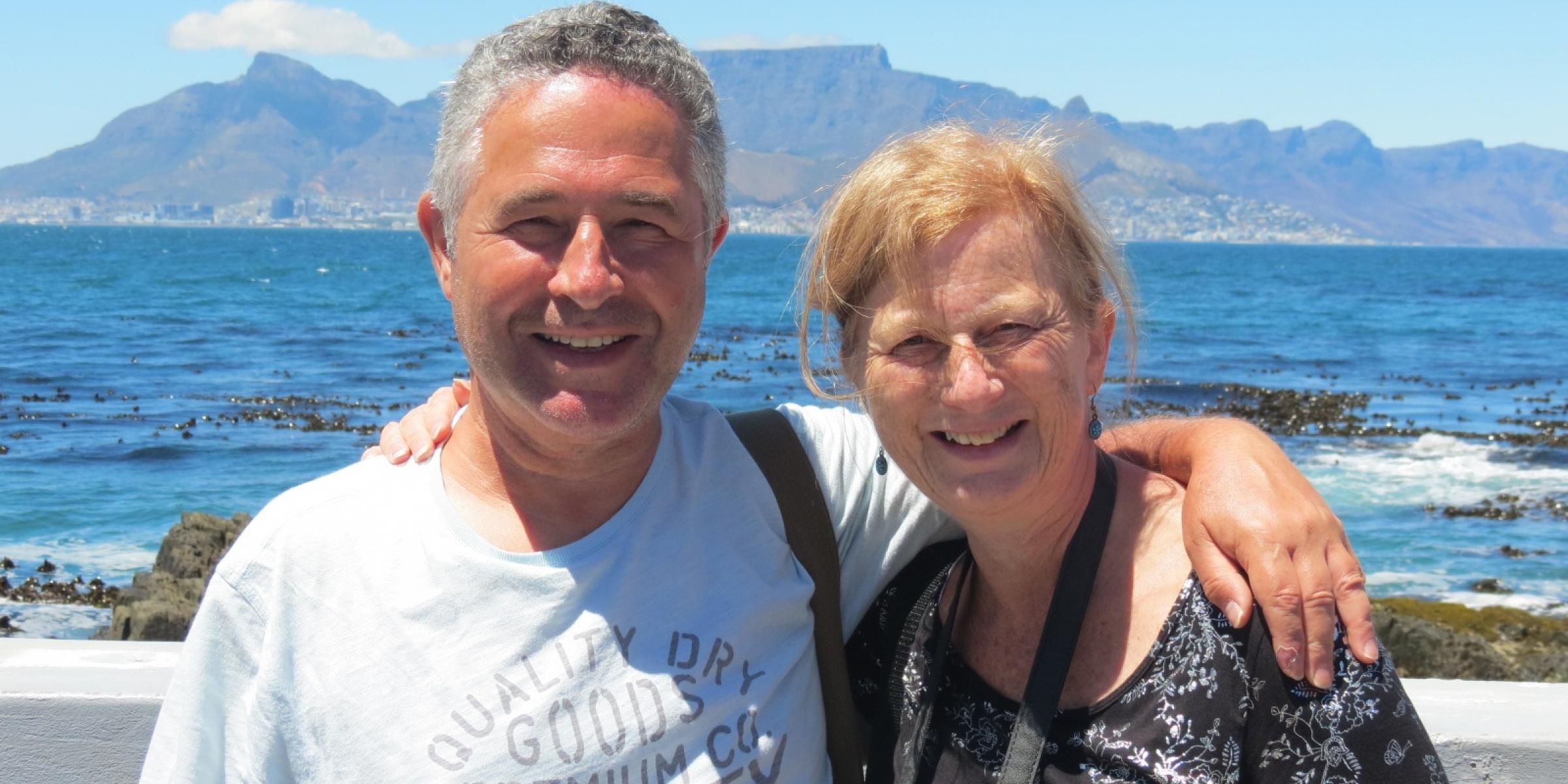 Trevor with his wife Yvonne