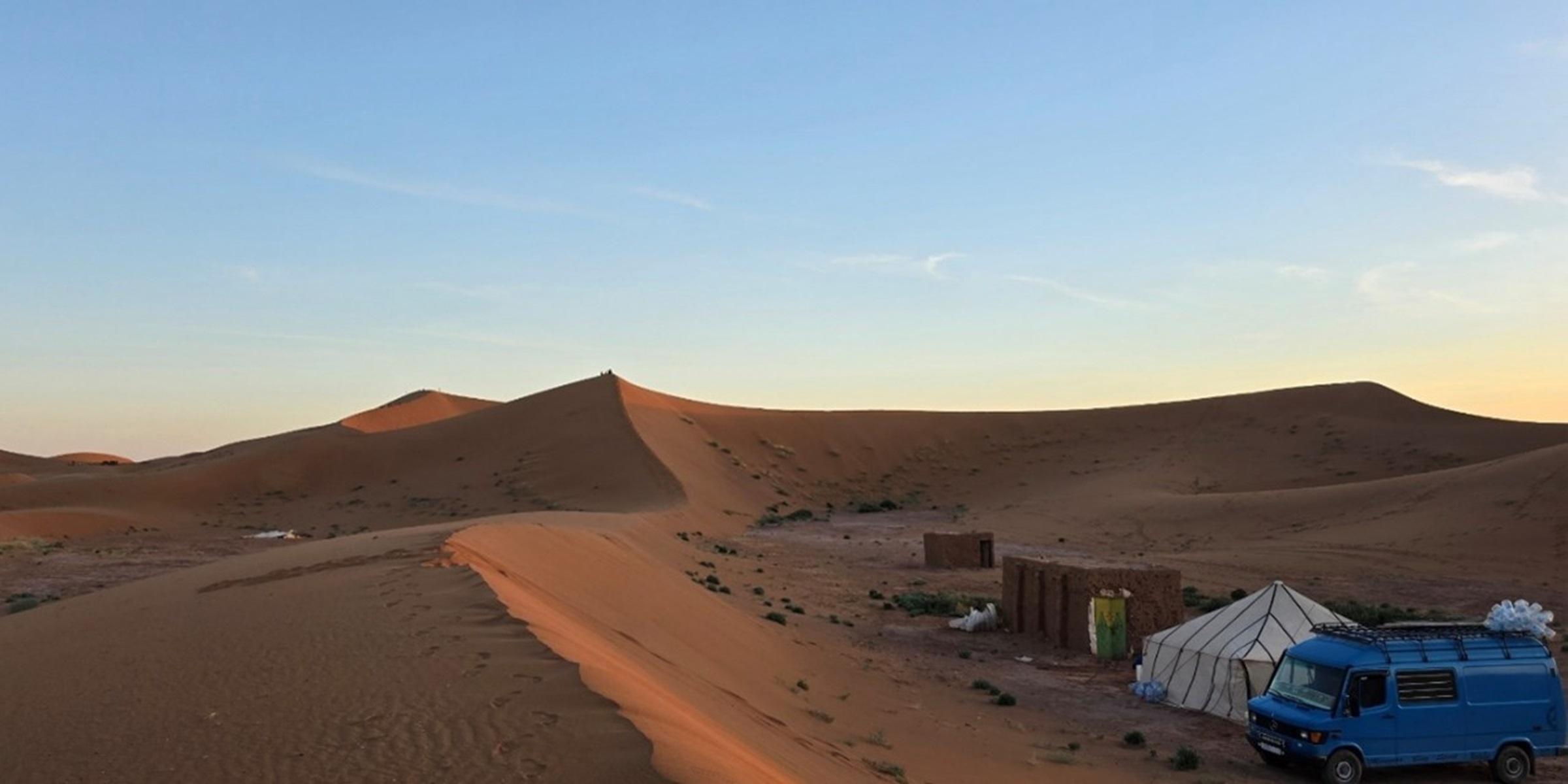 A Sahara Trek desert sunset