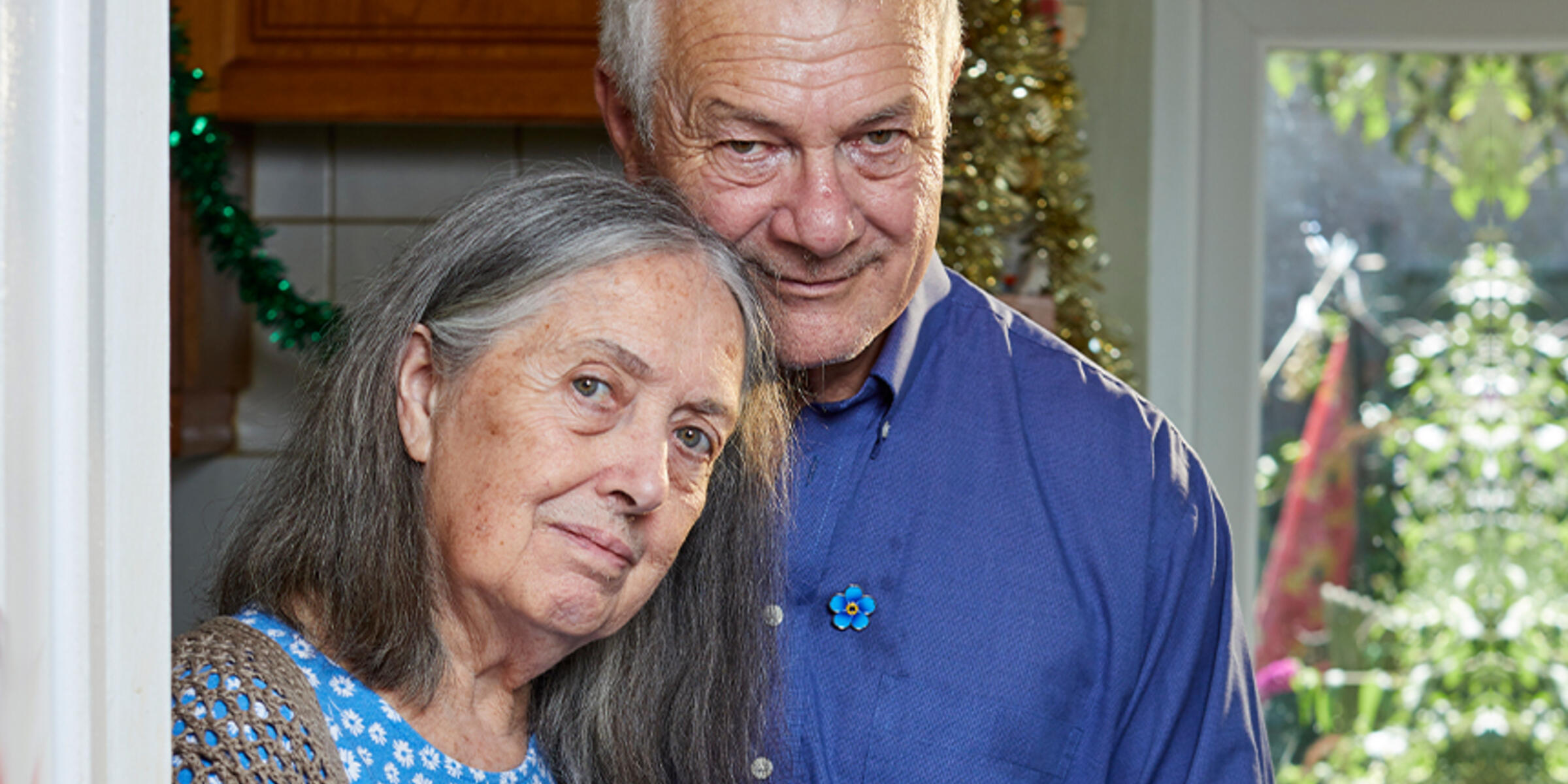 Del and Margaret stood in their kitchen