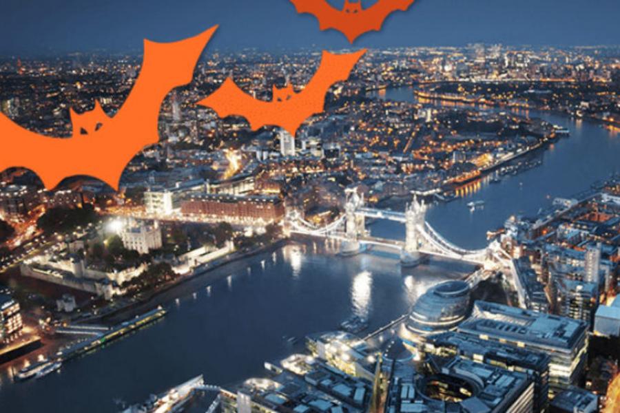 London at night