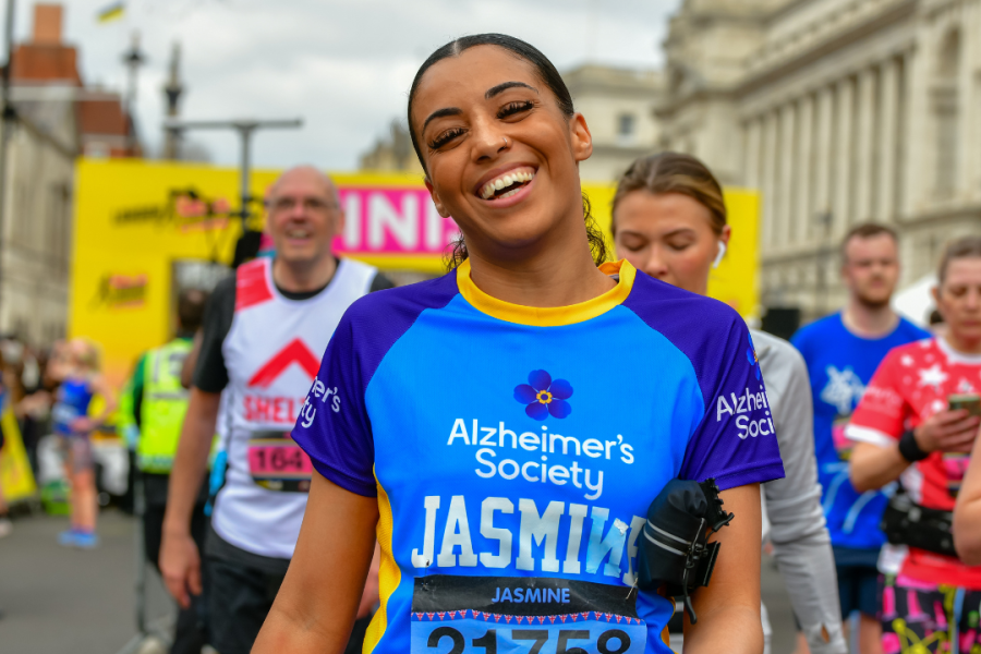 smiling runner