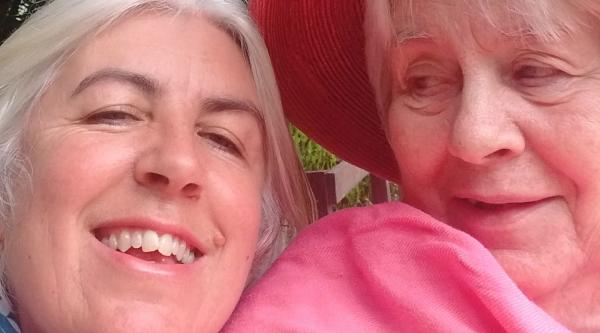 Lucy with her mum, Rosemary