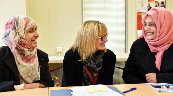 Researcher and service users