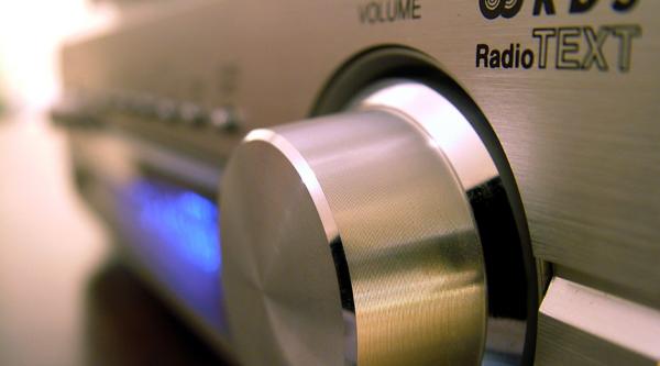 A radio dial
