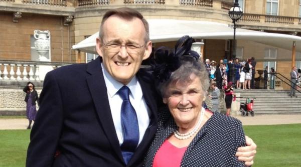 Mark Hatzer and his mother