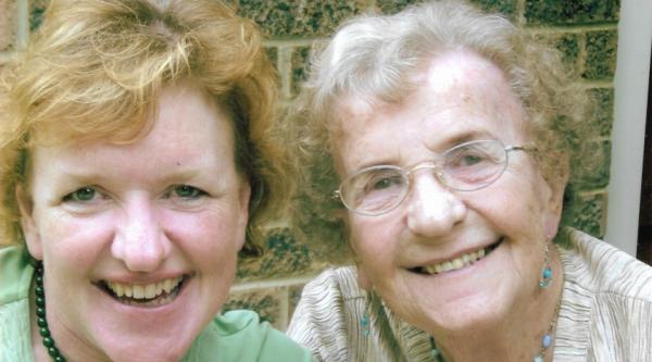Gwen and her mum, Jane