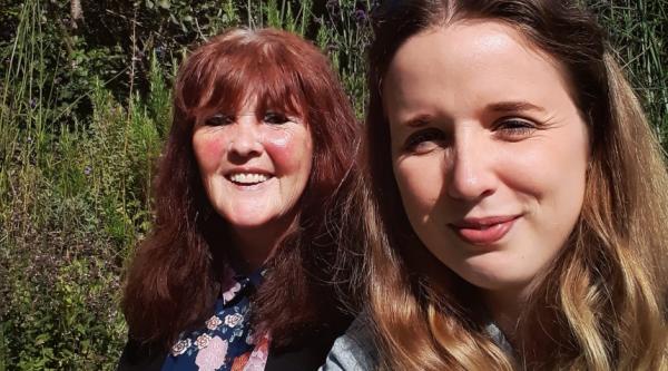 Carly with her mum, Rose-Marie