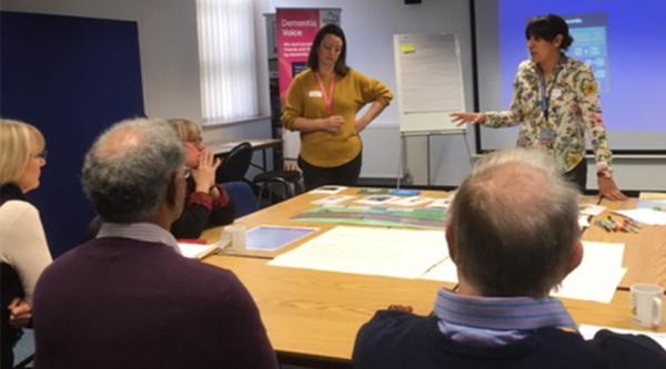 People discussing an end-of-life care resource