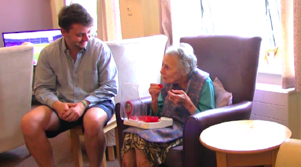 Lewis and his late grandma Pat