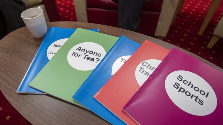Special books produced by Dementia the Montessori way.