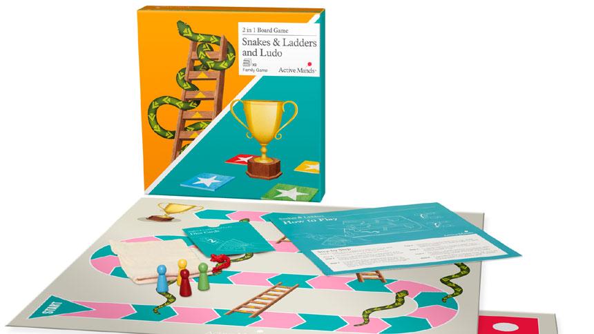 Snakes and ladders and Ludo