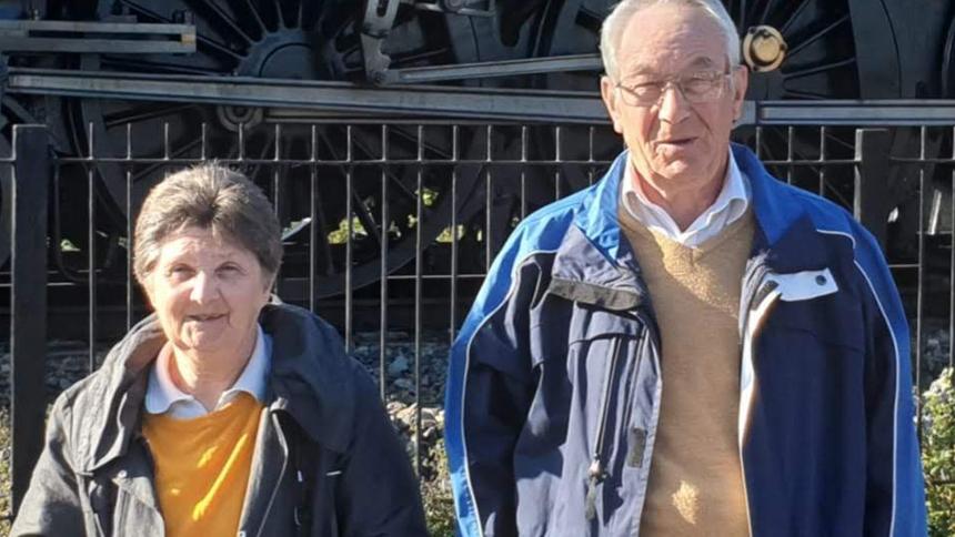 Diane Venni and her husband