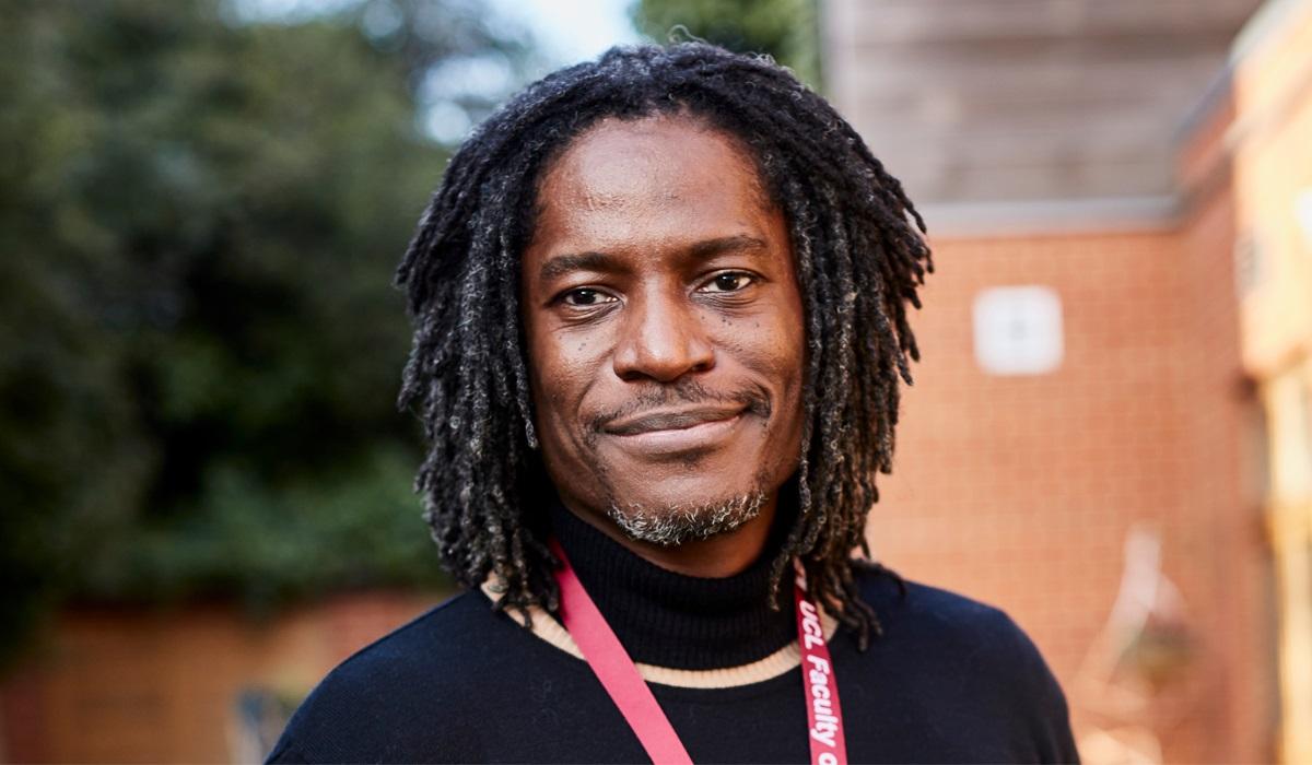 Moise Roche smiling
