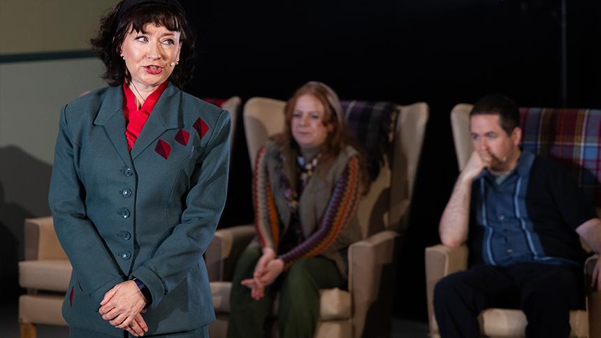 Dementia The Musical actors on stage