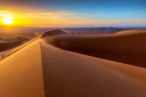 Sahara sunrise